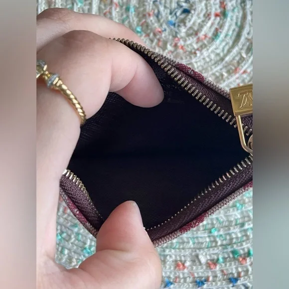 Louis Vuitton - Mini Lin Key Cles - VintageBeautiful Condition!